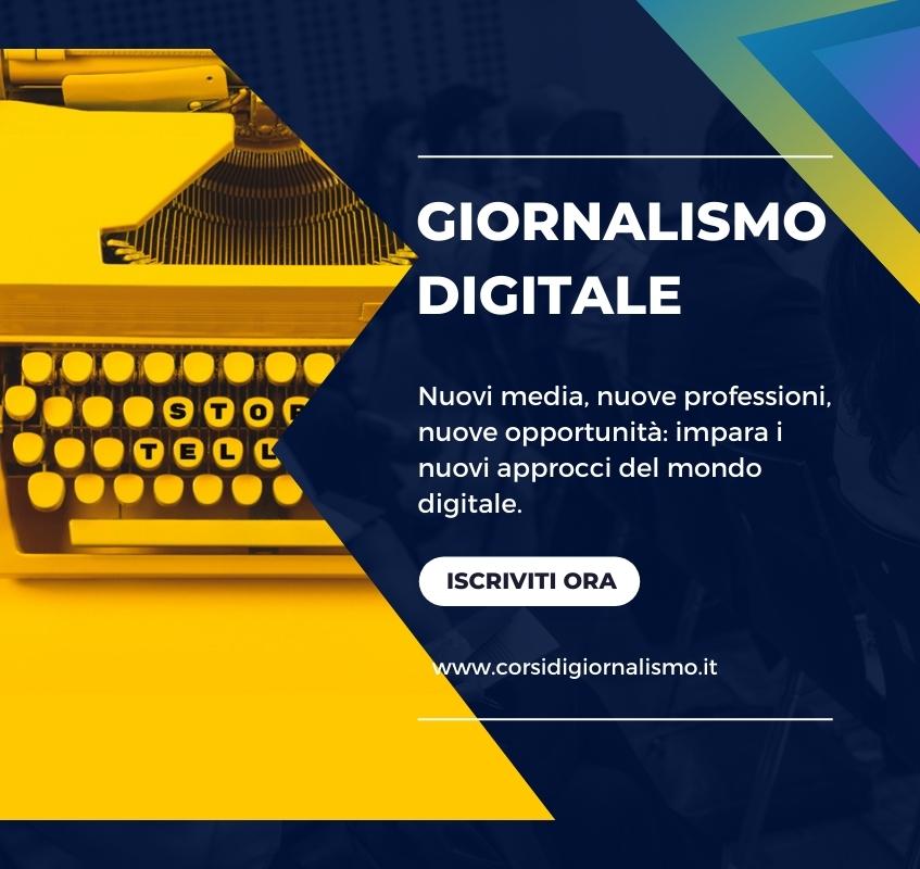 Corso Di Giornalismo Digitale Scheda